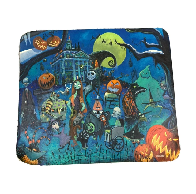 HAUNTED MANSION THE Nightmare Before Christmas RARE Print Mouse Pad