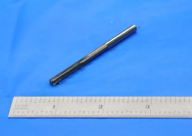 0.161" OD CARBIDE REAMER 11/64 SHANK .161 .1610 .1563 OVERSIZE #20 4 mm