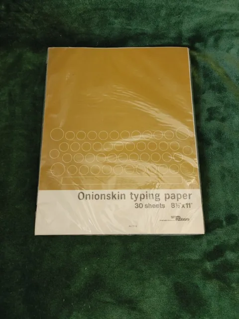 Vintage Onion Skin Paper Sphinx Legal Ruled, Letter Size 8.5 by 11 
