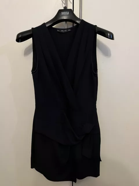 Women's Zara Black Romper / short jumpsuit Size small S