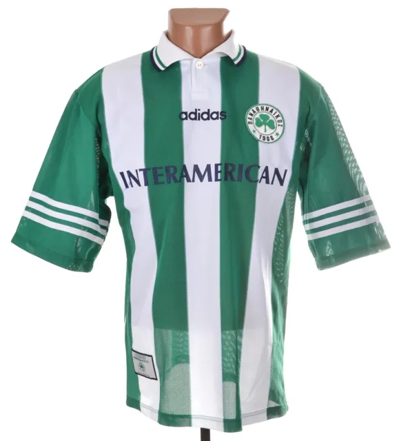 Panathinaikos 1996/1997 Third Football Shirt Adidas M #17 Match Worn Issue