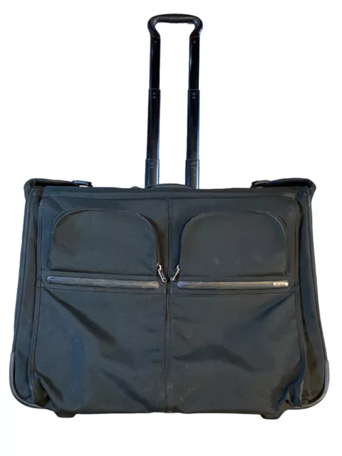 Tumi Alpha 2 Wheeled Rolling  Garment Bag Black ballistic suitcase bag 22031D