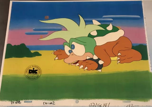 Super Mario Brothers Original Animation Production Art Cel  DIC Ent