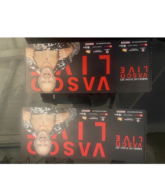 biglietti PRAT0 GOLD concerto Vasco Rossi Bologna  11/06/23 Prezzo Cad 250,00