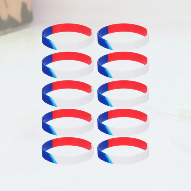 10 Pcs Männer Und Frauen Armbänder Aus Silikonkautschuk Sportarmbänder