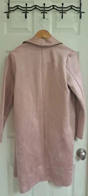 Stunning Tahari,  Women's size Petite large Jacket, faux leather, blush NWT 3