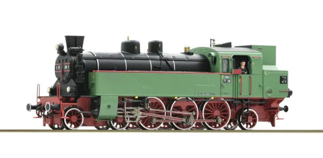 Roco 70114 Dampflokomotive BR 77.28 grün ÖBB Ep.III-IV DCC Sound NEU