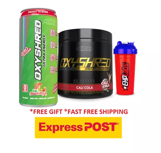 EHPlabs Oxyshred Hardcore Fat burner Oxy Shred | Free Oxyshred Can And Shaker