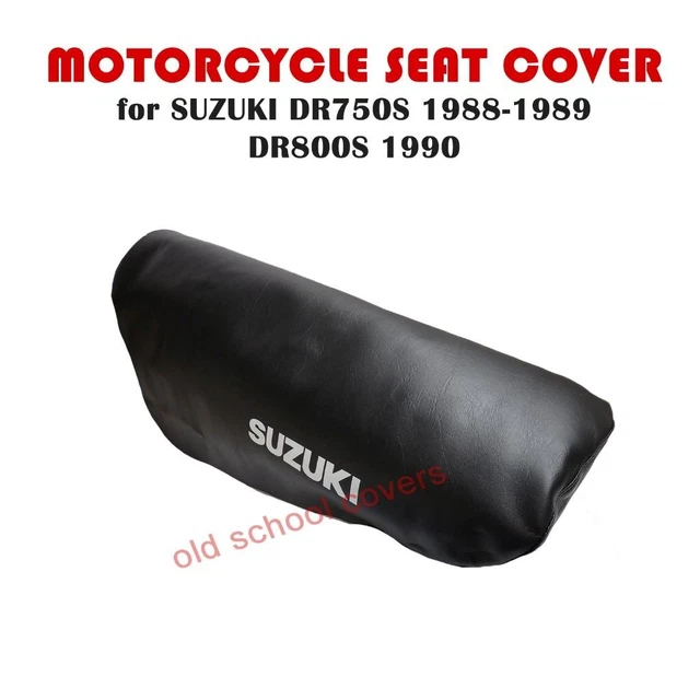 Seat Cover For Suzuki Big DR750S (1988-1989) & DR800S (1990) – Black SSLSO