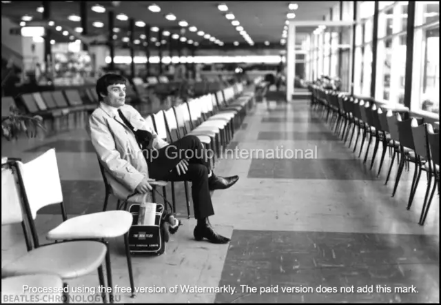 The Beatles Jimmie Nicol Essendon Fields Airport Melbourne Beatle no More 12X18