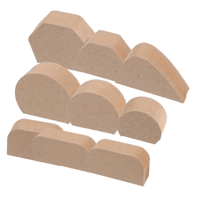 9 piezas moldes de mango de taza de cerámica pequeño formas de mango de taza fabricación de mango de taza