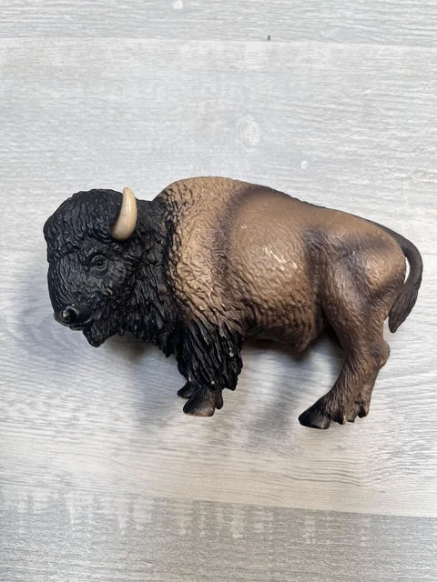 Schleich 2004 Brown Male American Buffalo Bison D-73508 Retired