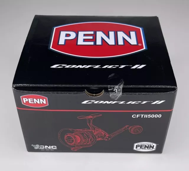 Vintage Penn Spinning Reel Model 720 New Old Stock Never Used W Box 