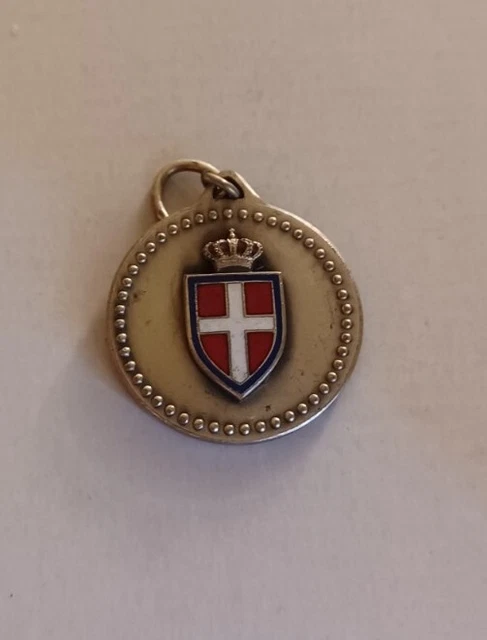 Medaglia Monarchia Stemma Savoia Medaglietta Monarchia