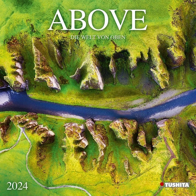 ABOVE 2024 KALENDER 2024 Kalender Wonderful World Drahtheftung 28 S