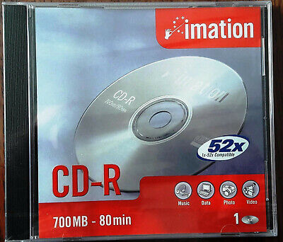 Musique/Audio CD enregistrable Lot de 25 CD Audio Vierges 52 x 80 Min 700 Mo 