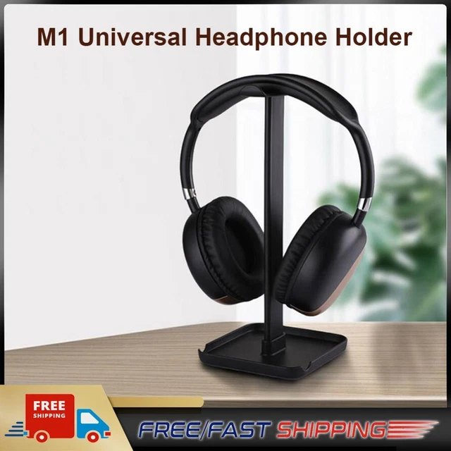 M1 Headphone Holder Hanger Earphone Desktop Display Stand Bracket (Black)