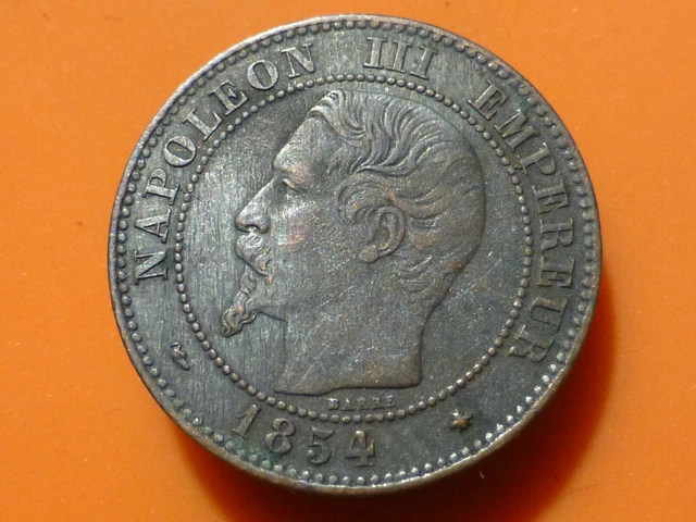 2 Centimes - Napoleon Iii - 1854 Bb - Recherchee & Qualite Ttb !