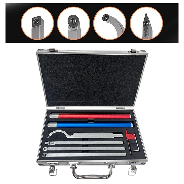 Kit Ponçage Bol Tour à Bois - Disques 2.5cm Et 5.1cm Poignée Bois