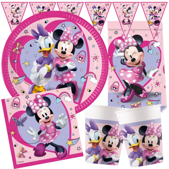 MINNIE MAUS KINDERGEBURTSTAG - Party Deko Kinder Geburtstag Minni Mouse Disney