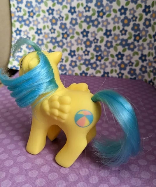 My Little Pony G1 ~ Baby Bouncy Ball ~ Vintage Hasbro First Tooth Beach n/ Mint 3