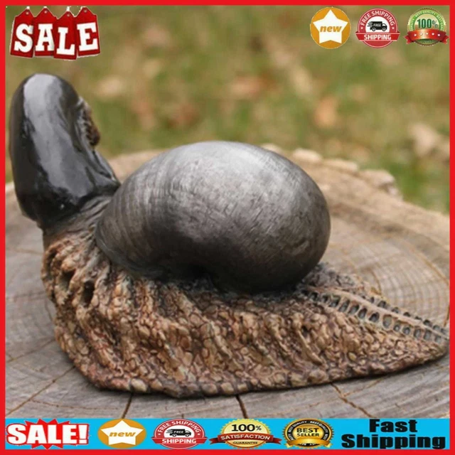 Snail Garden Statue Figurine Resin Animal Sculpture for Indoor Outdoor