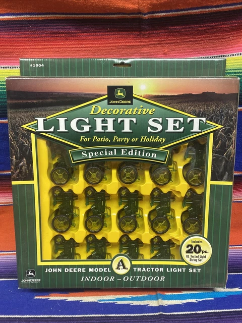 John Deere Tractor Model A Decorative Light Set Special Edition #1004 New Htf