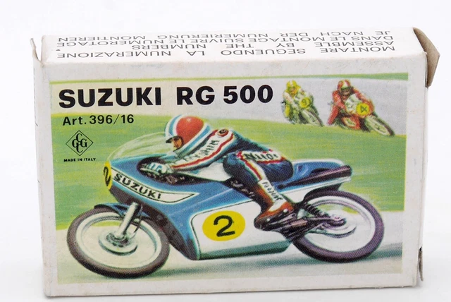 Grisoni Cggc Moto Suzuki Rg 500 #396/16 Avec Sa Boite