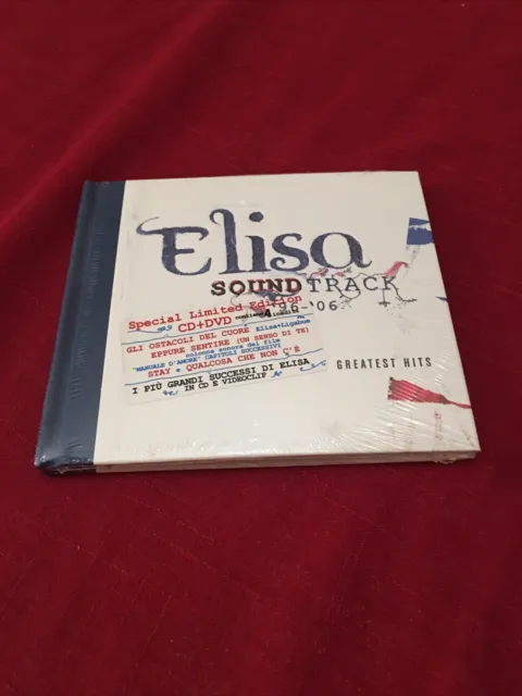 ELISA SOUNDTRACK '96 - '06 GREATEST HITS CD DVD NUOVO SIGILLATO Limited Digipack