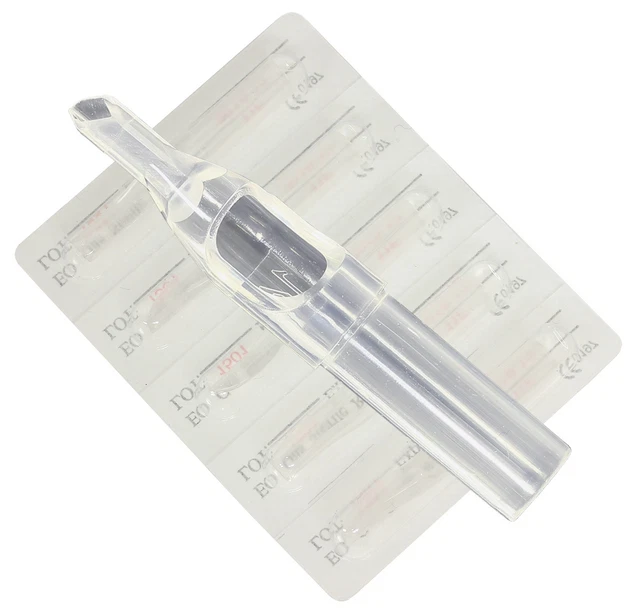 {PiA} punta tatuaggio diamante 5 x 14 TRASPARENTE punta tatuaggio 14D punta tatuaggio