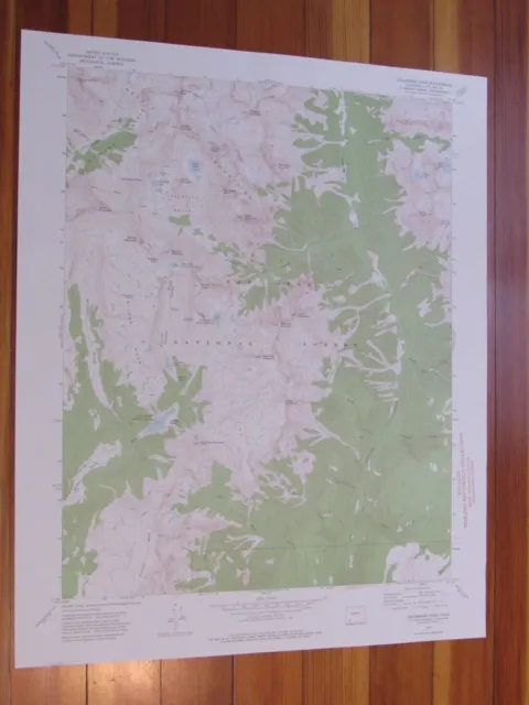 Columbine Pass Colorado 1975 Original Vintage USGS Topo Map