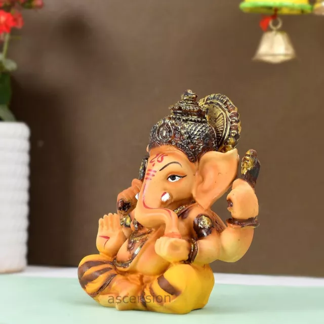 Hindu Lord Ganesh Ganpati Statue Idol God Bhagwan Pooja Prayer Handcrafted Murti 3