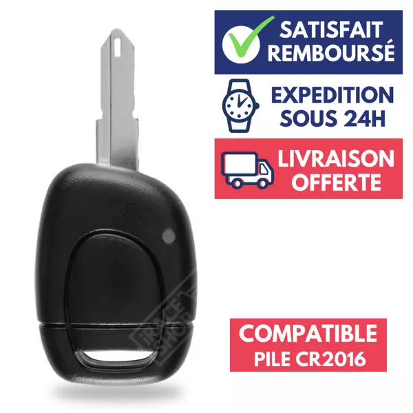 Pile lithium CR2016 pour télécommande plip, clé de voiture