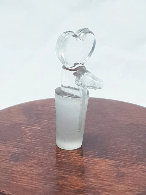 Love Heart Bottle Stopper Grooved For Perfume bottle  52mm long 14-12mm Taper