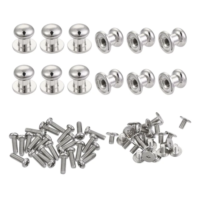 7mm Head Dia. Round Knobs Pull Handle, 24pcs Zinc Alloy Silver Tone