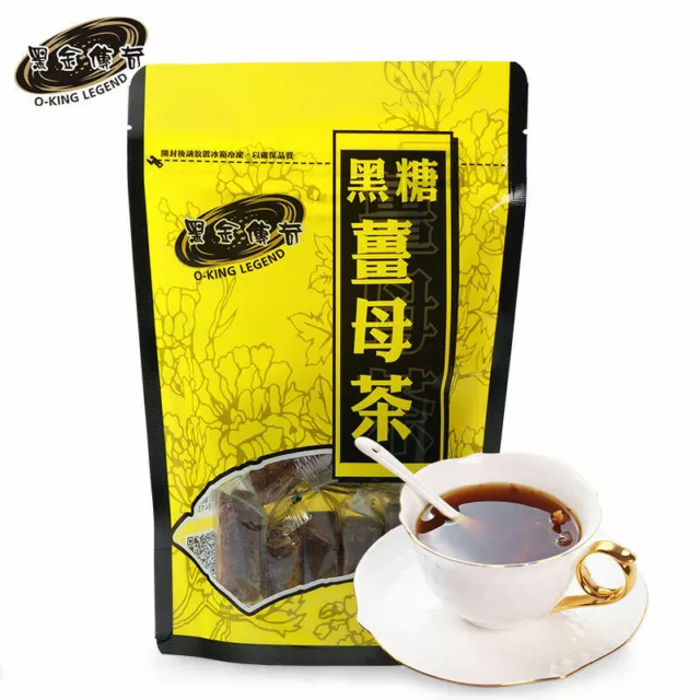 Ginger Tea Longan Date Brown Sugar Chinese Snack 黑金传奇黑糖姜茶台湾姜母茶420g/12块