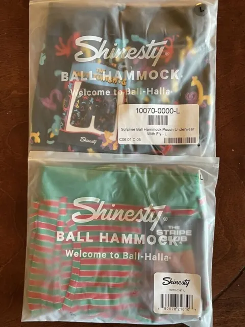 Shinesty Underwear Mens Size XL Ball Hammock Ball Halla 2 Pairs