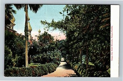 Tampa, FL-Florida, Tampa Bay Hotel Grounds, Vintage Postcard