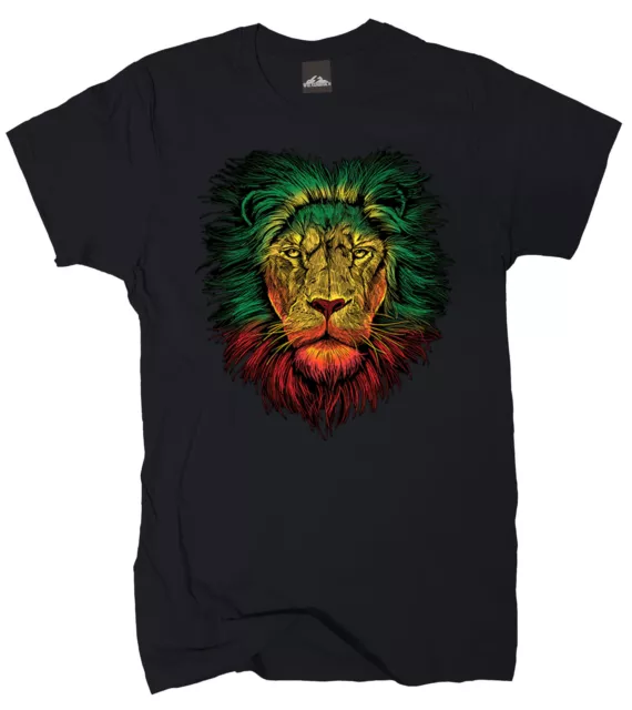 Wolkenbruch® T-Shirt Rasta Lion Löwe Gr.M-XXXXXL