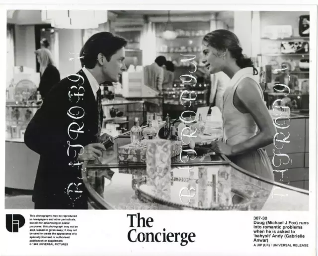 Michael J. Fox Gabrielle Anwar The Concierge 10" X 8" Orig Press Stills 1993 [2]