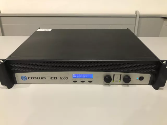 Crown CDi1000 2-Channel, 500w 2,4,8-ohm 70V/140V Commercial Power Amplifier Amp