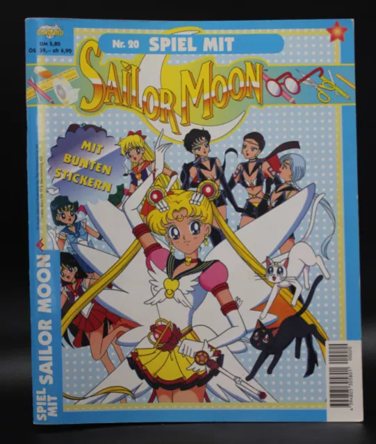 Sailor Moon Sonderheft Spiel mit Nr.20  RARITÄT Retro bespielt