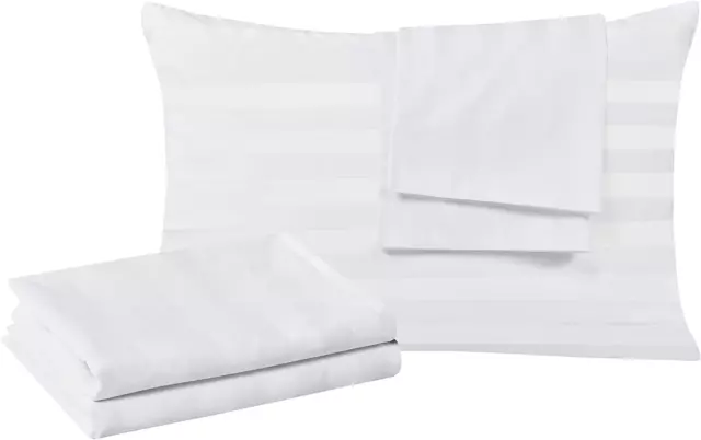 Pillow Cases Standard Size, 100% Egyptian Cotton Pillow Protectors with Zipper,