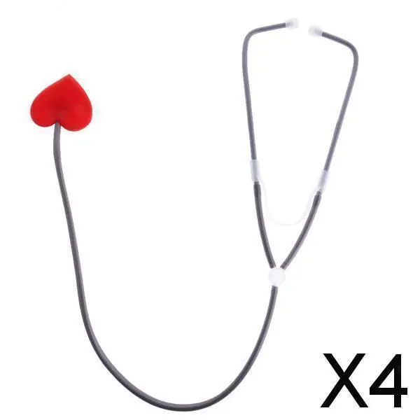 4X Divertente Medico Infermiera Amore Cuore Stetoscopio Hallowmas Party Costume