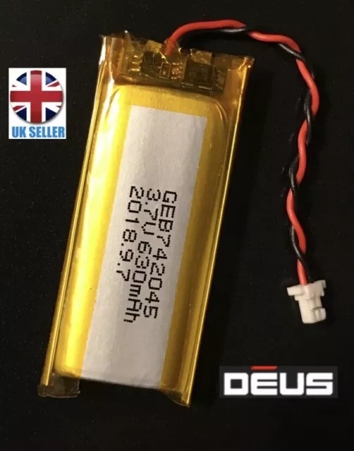 XP  Deus Battery 742045 3.7v 630mah Rechargeable Lithium Polymer Battery