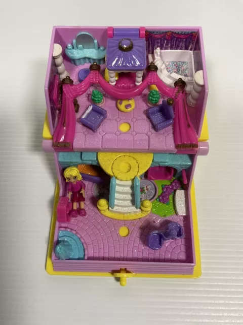 POLLY POCKET 1995 Glitter Island Yellow & Pink Rare Collectors Item
