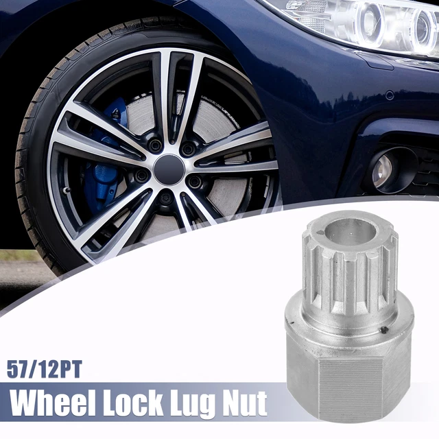 ANTI THEFT LOCKING Wheel Bolt Nuts + Key 12x1.25 for Fiat Coupe