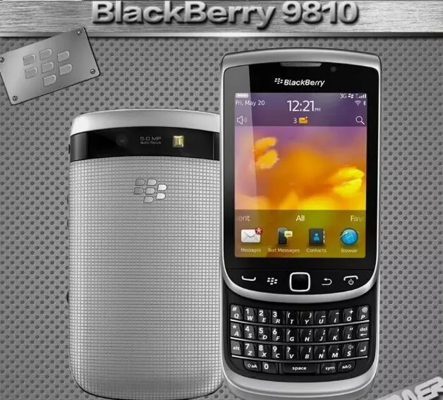 Blackberry Torch 9810 Unlocked GSM HSPA OS 7 Slider QWERTY Smartphone -NEW