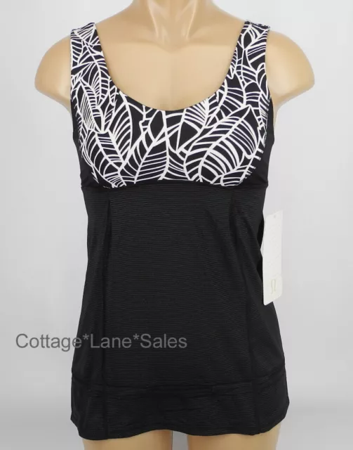 NEW LULULEMON Hustle & Bustle Tank Top 2 4 Black Pretty Palm Angel Wing FREESHIP