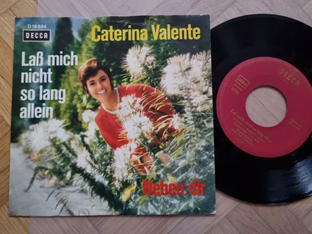 Caterina Valente - Lass mich nicht so lang allein 7'' Vinyl Germany